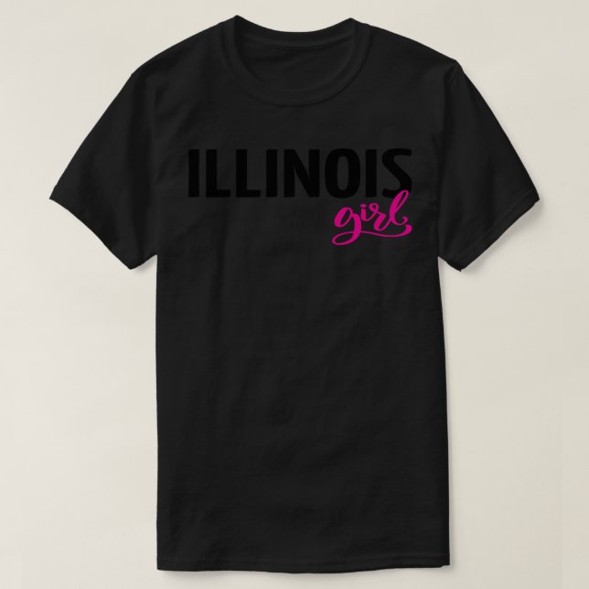 Camiseta Illinois Girl (Frente do Design)