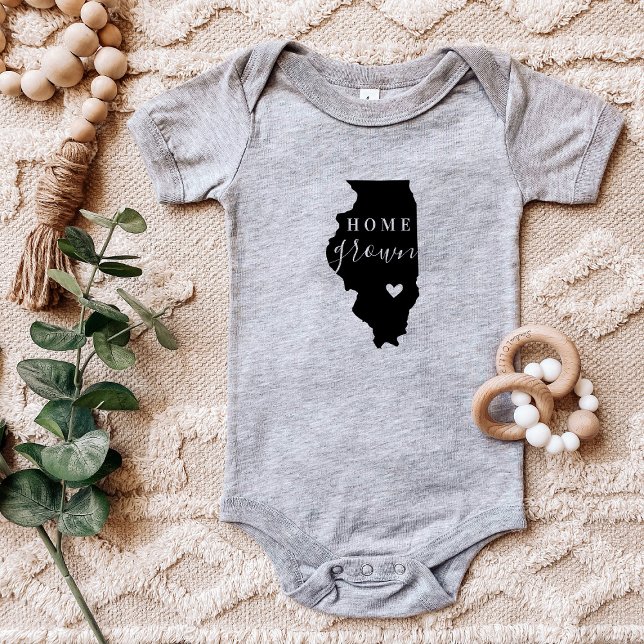 Camiseta Illinois Home Grown State Tee (Criador carregado)