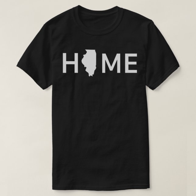 Camiseta Illinois Home Love U (Frente do Design)