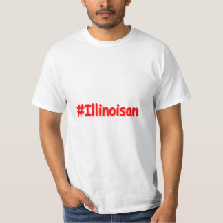 Camiseta "#Illinoisano " Design bonito. Comprar Agora