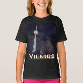 Camiseta Illuminate the Night: Vilnius TV Tower, Lithuania