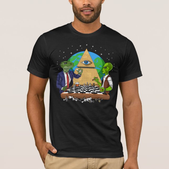 Camiseta Illuminati Alienígena (Frente)