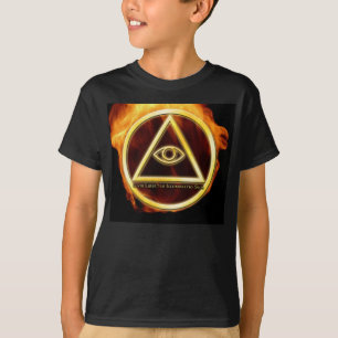 Camiseta Illuminati no fogo