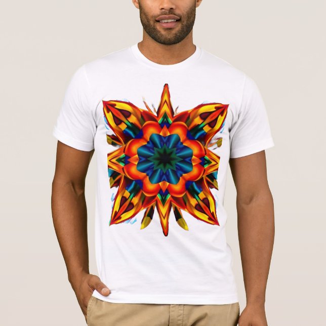 Camiseta Illusão Óptica Geométrica Hipoótica (Frente)