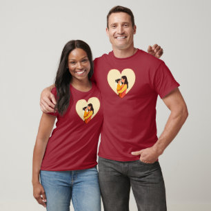 Camiseta Illustration of the love between mother and daught
