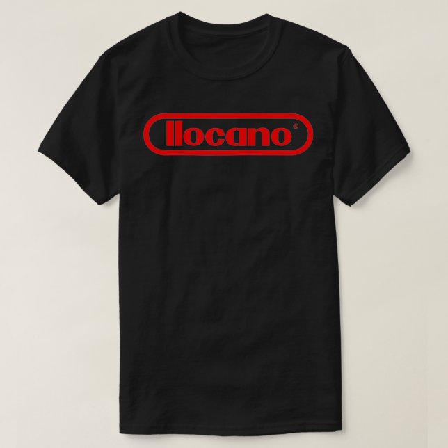 Camiseta Ilocano  Retro Gaming Logo  Philippines  (Frente do Design)