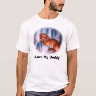 Camiseta ilovebuddy, eu amo meu amigo