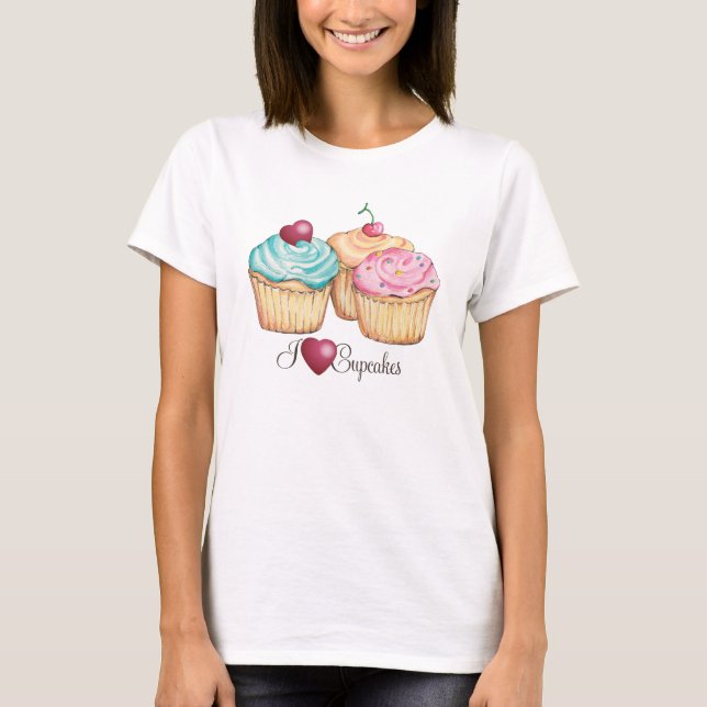 Camiseta ILoveCupcakes (Frente)