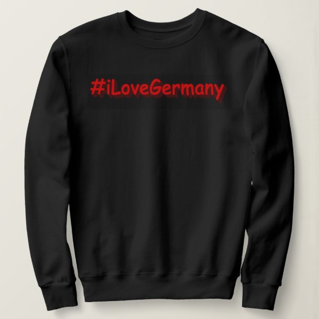 Camiseta "#iLoveGermany" Design bonito. Comprar Agora (Frente do Design)