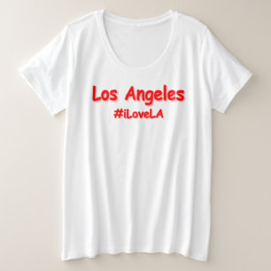 Camiseta "#iLoveLA" Design bonito. Comprar Agora