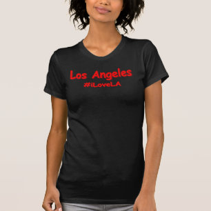 Camiseta "#iLoveLA" Design bonito. Comprar Agora
