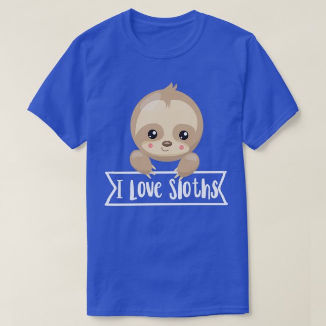 Camiseta Ilovesloths (Frente do Design)