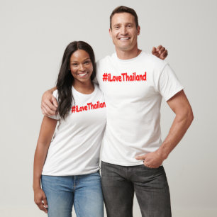 Camiseta "#iLoveThailand" Design bonito. Comprar Agora