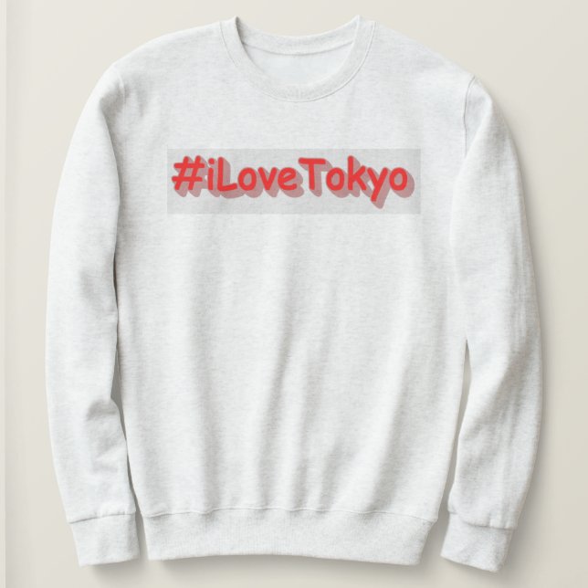 Camiseta "#iLoveTokyo" Design bonito. Comprar Agora (Frente do Design)