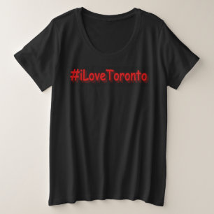 Camiseta "#iLoveToronto" Design bonito. Comprar Agora
