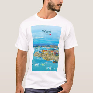 Camiseta Ilulissat, Groenlândia - Cidade dos Icebergs