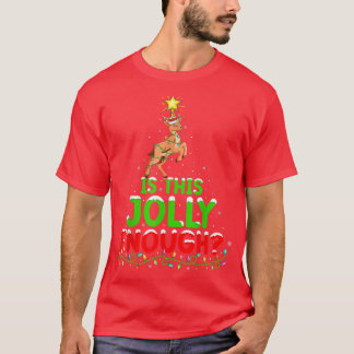 Camiseta Iluminação de Natal É Alegre o Suficiente Antílope