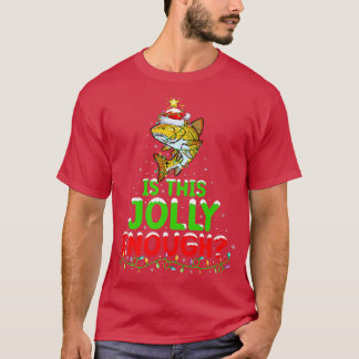 Camiseta Iluminação de Natal É Esta Alegre O Suficiente Red