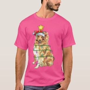 Camiseta Iluminação de Papais noeis de Correspondência de Á
