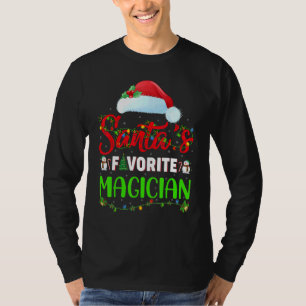 Camiseta Iluminação do Natal Papais noeis favoritos do Mági