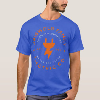 Camiseta Iluminação Elétrica Co Exterior Da Família Griswol