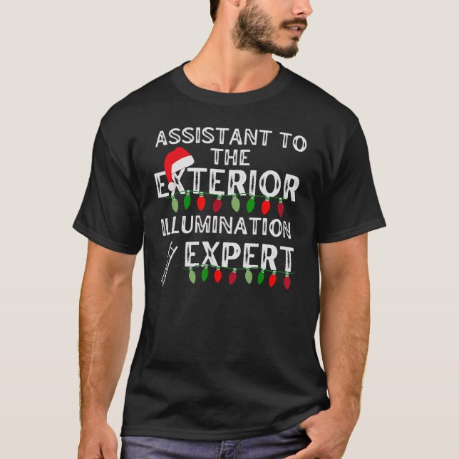 Camiseta Iluminação Exterior de Natal Compatível com Testem (Frente)