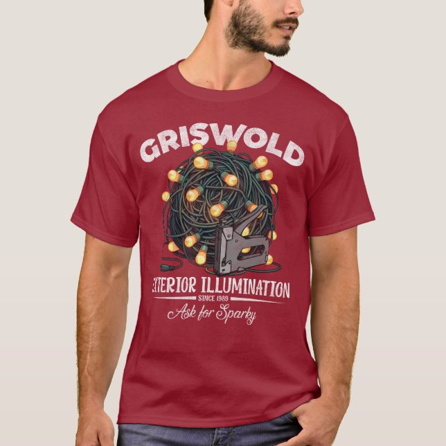Camiseta Iluminação Exterior Griswold - Natal (Frente)