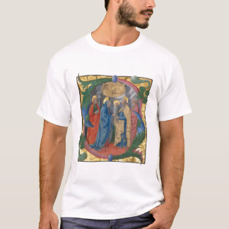 Camiseta Iluminação Manuscrita, letra S, 15 século 2