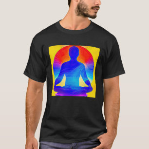 Camiseta Iluminação Meditativa Yoga Espiritual Transcendent