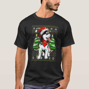 Camiseta Iluminação Natalina Engraçada Papai Noel Feio Husk