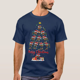 Camiseta Iluminação Xmas Correspondente Papais noeis Bruxel