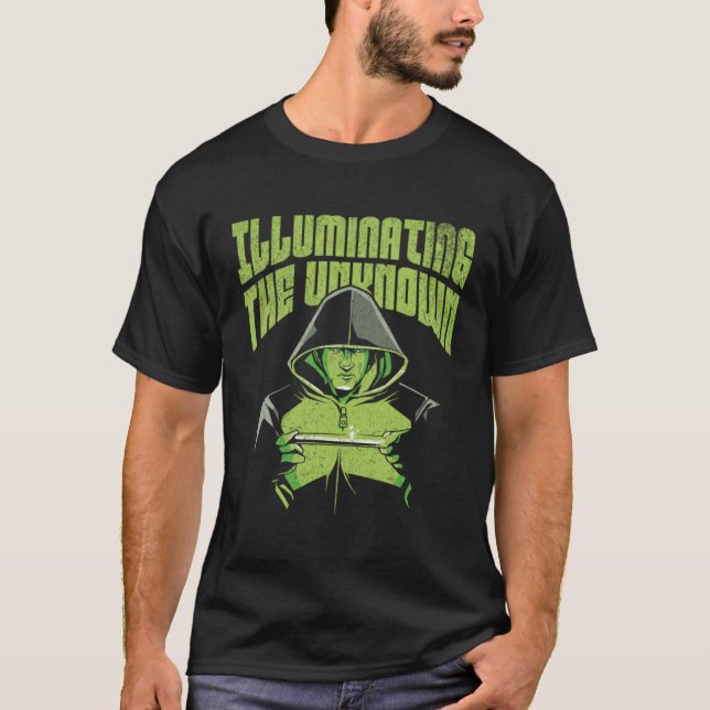 Camiseta Iluminando A Ciência Desconhecida Do Estudante De  (Frente)