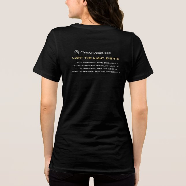 Camiseta Ilumine a Noite por Carson (Verso)