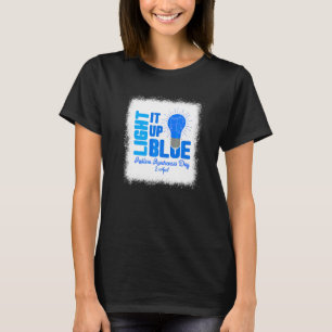 Camiseta Ilumine de Azul Conscientização do Autismo 2 Abril