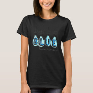 Camiseta Ilumine de Azul Conscientização do Autismo Peça d