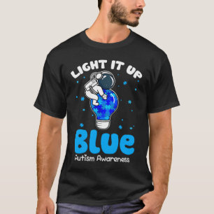 Camiseta Ilumine de Azul  Peça do Quebra-Cabeça Conscientiz