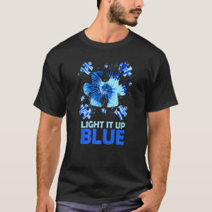 Camiseta Ilumine-o de Azul Puzzle Conscientização do Autism