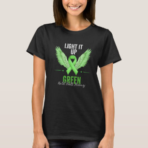Camiseta Ilumine o Green Mental Health Awarting Angel En