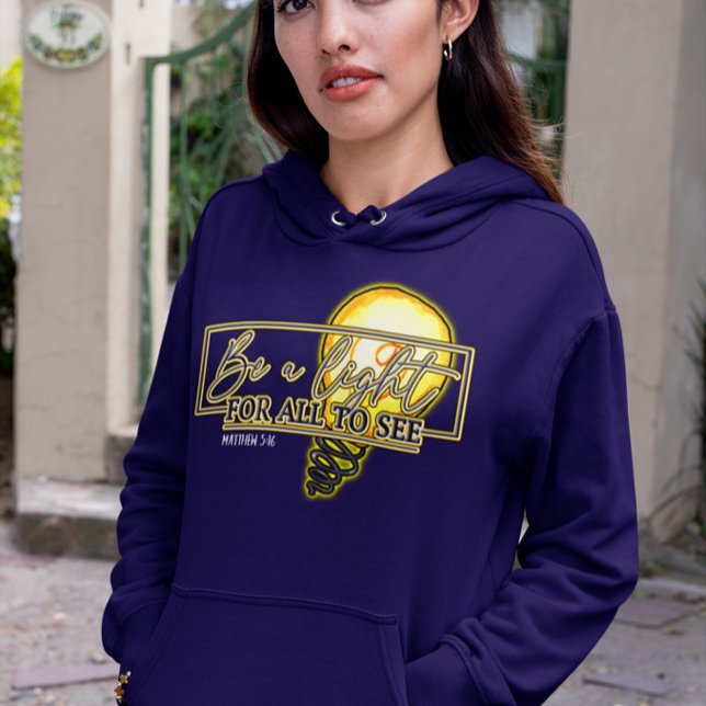 Camiseta Ilumine o mundo com o nosso 'Seja uma luz' (Criador carregado)