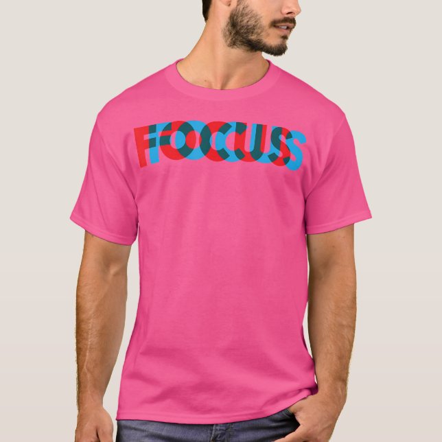 Camiseta Ilusão de Óptica de Foco (Frente)