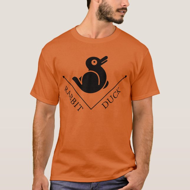 Camiseta Ilusão do Coelho do Pato (Frente)