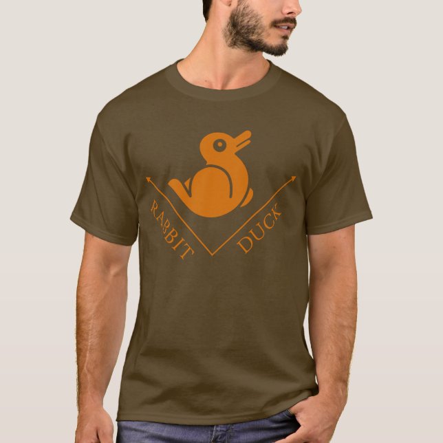 Camiseta Ilusão do Coelho do Pato (Frente)