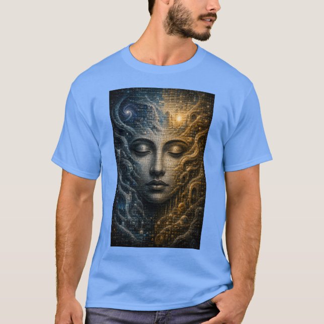 Camiseta Ilusão Mosaico Infinito (Frente)