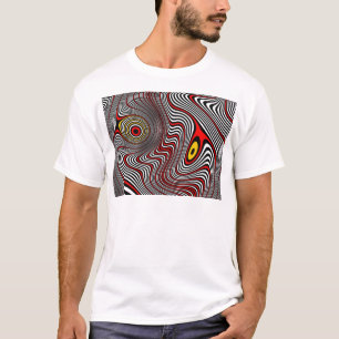 Camiseta Ilusão óptica da aura da enxaqueca
