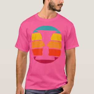 Camiseta Ilusão Óptica de Vaso de Rubin Faces
