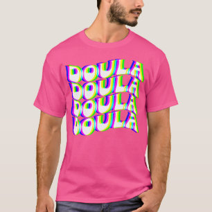 Camiseta Ilusão Óptica Edm Trippy Groovy Doula Parteira
