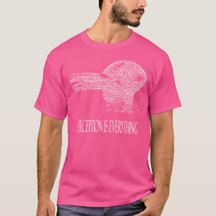 Camiseta Ilusão Óptica Pato Coelho A Percepção É Tudo