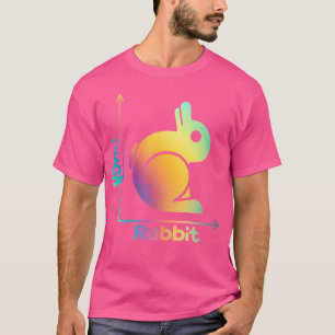 Camiseta Ilusão Óptica Pato Coelho Nerd de Ciência Matemáti
