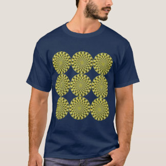 Camiseta Ilusão óptica - Rodas giratórias