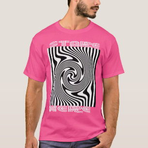 Camiseta Ilusão Óptica Tontura Olhe Aqui